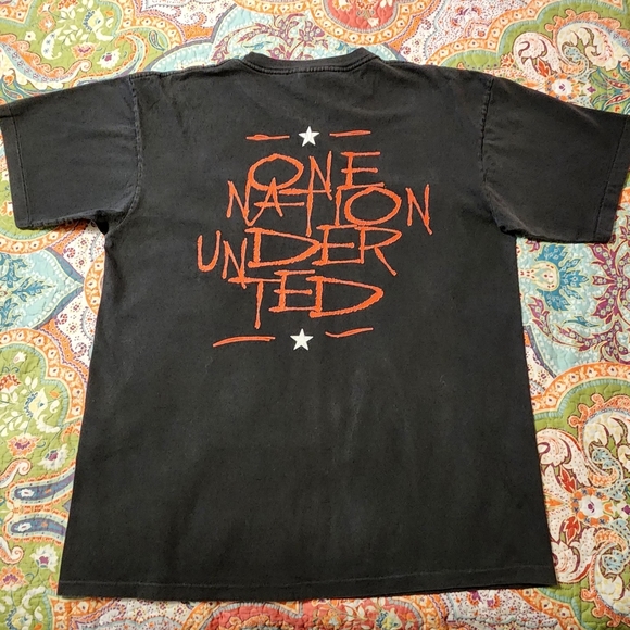 Vintage Winterland Productions Ted Nugent All Over Print | Early 90s Tee| Sz XL - Picture 6 of 14